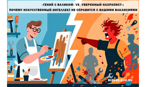 «Гений с валиком» vs «Уверенный нахрапист»: почему искусственный интеллект не справится с вашими вакансиями