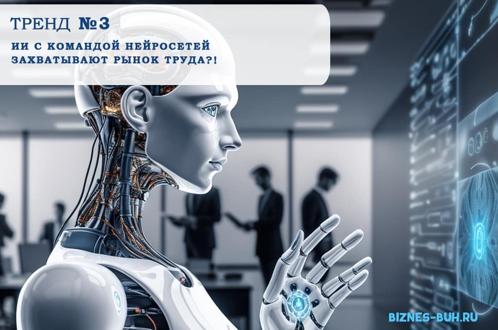 HR-тренд №3. Фактор влияния: Искусственный интеллект с командой нейросетей захватывают рынок труда?! | biznes-buh.ru