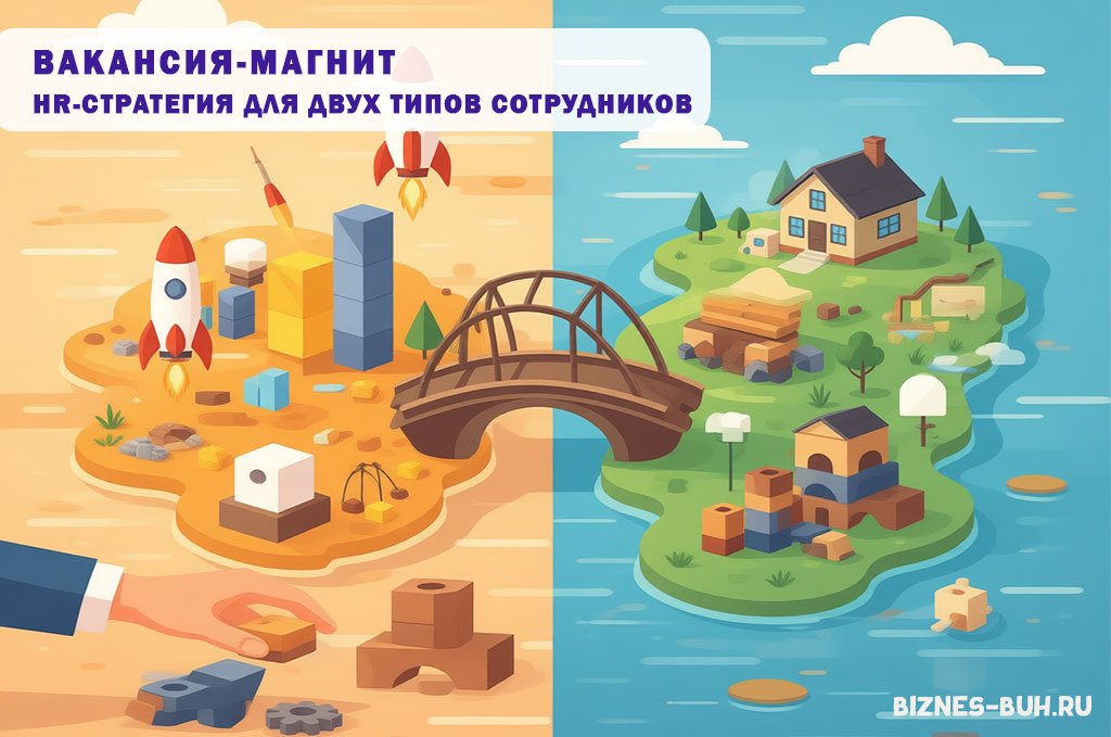 HR-стратегия для двух типов сотрудников - кадровая реклама | biznes-buh.ru